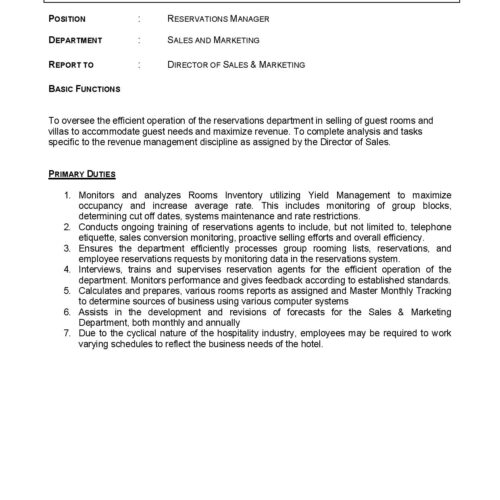 JD Reservation Manager