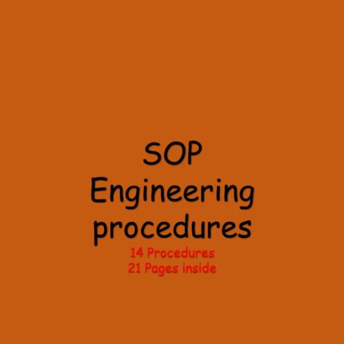 SOP - Engineering procedures package