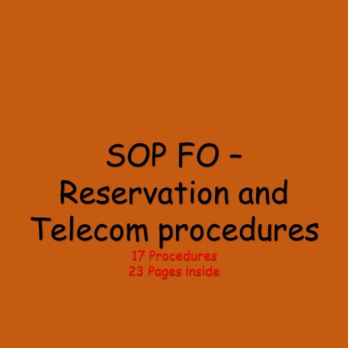 SOP- FO Reservation and Telecom package